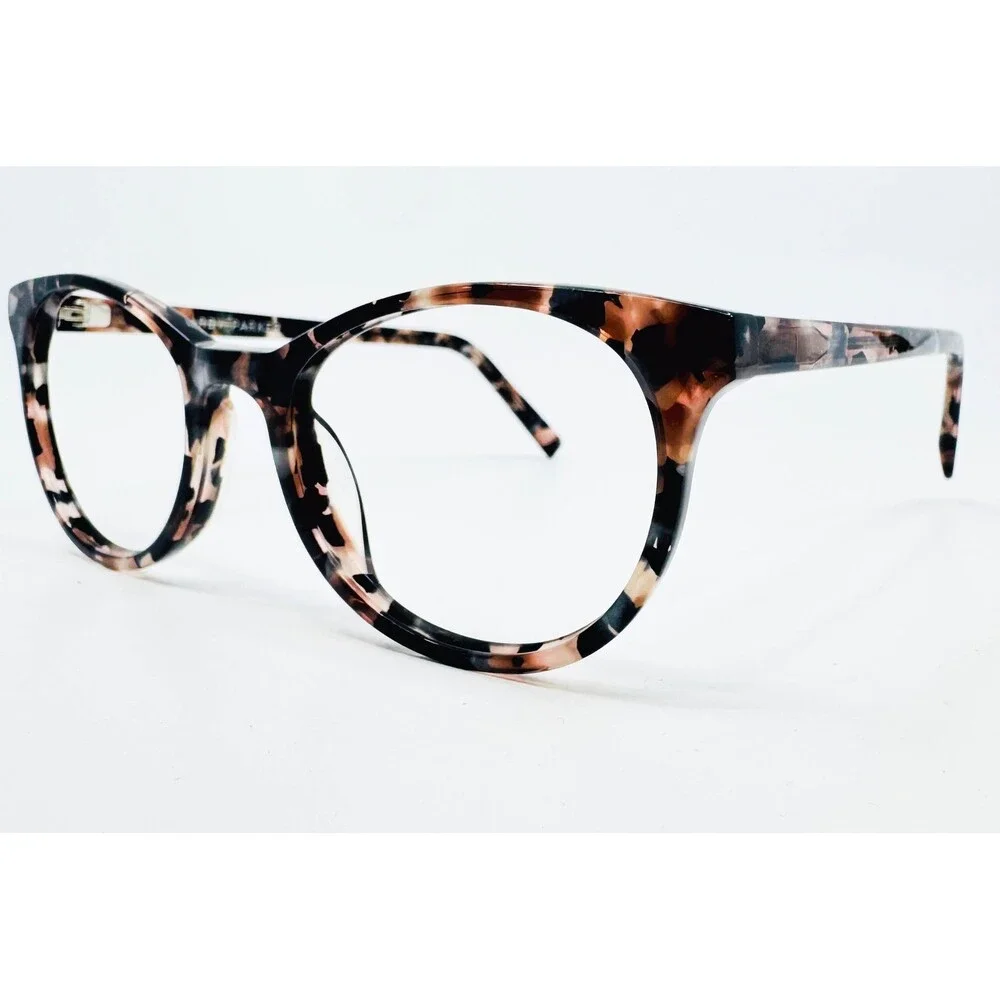 Warby Parker Virginia Eyeglasses Womens Pink Tortoise Cat Eye 48-18-140